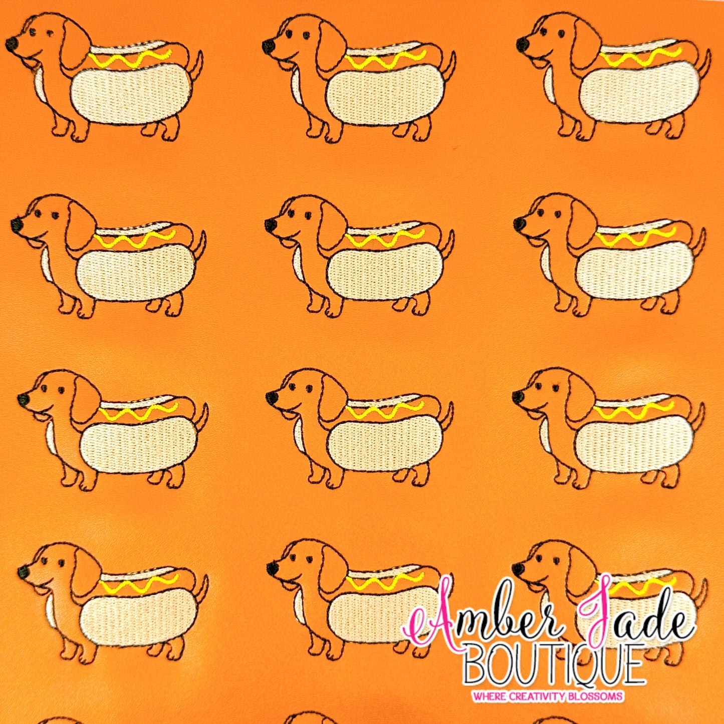 Weiner Dog - Mustard (Set of 3)