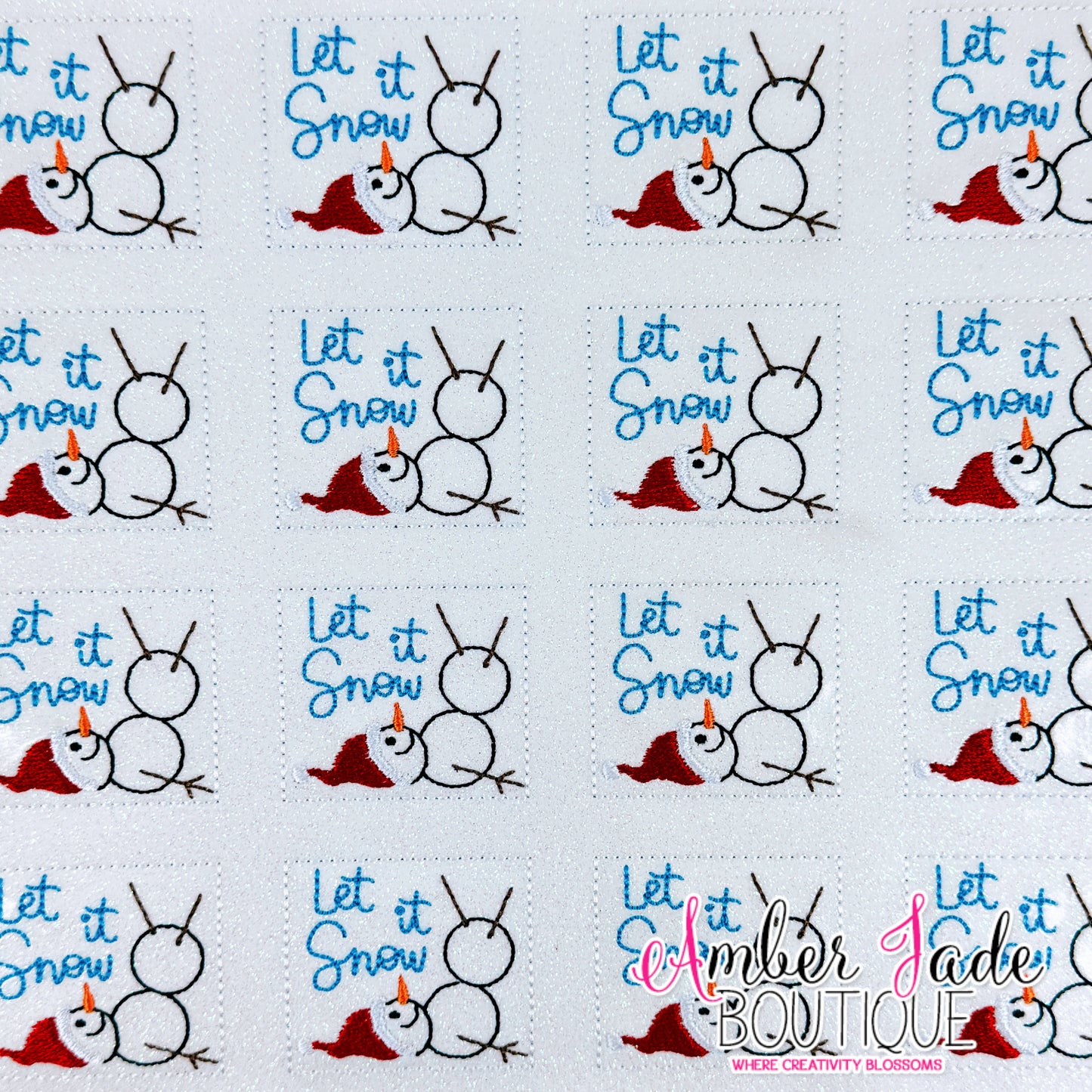 Let it Snow Snowman - Red Hat