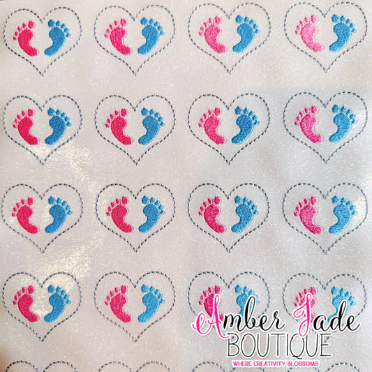 Baby Feet Heart