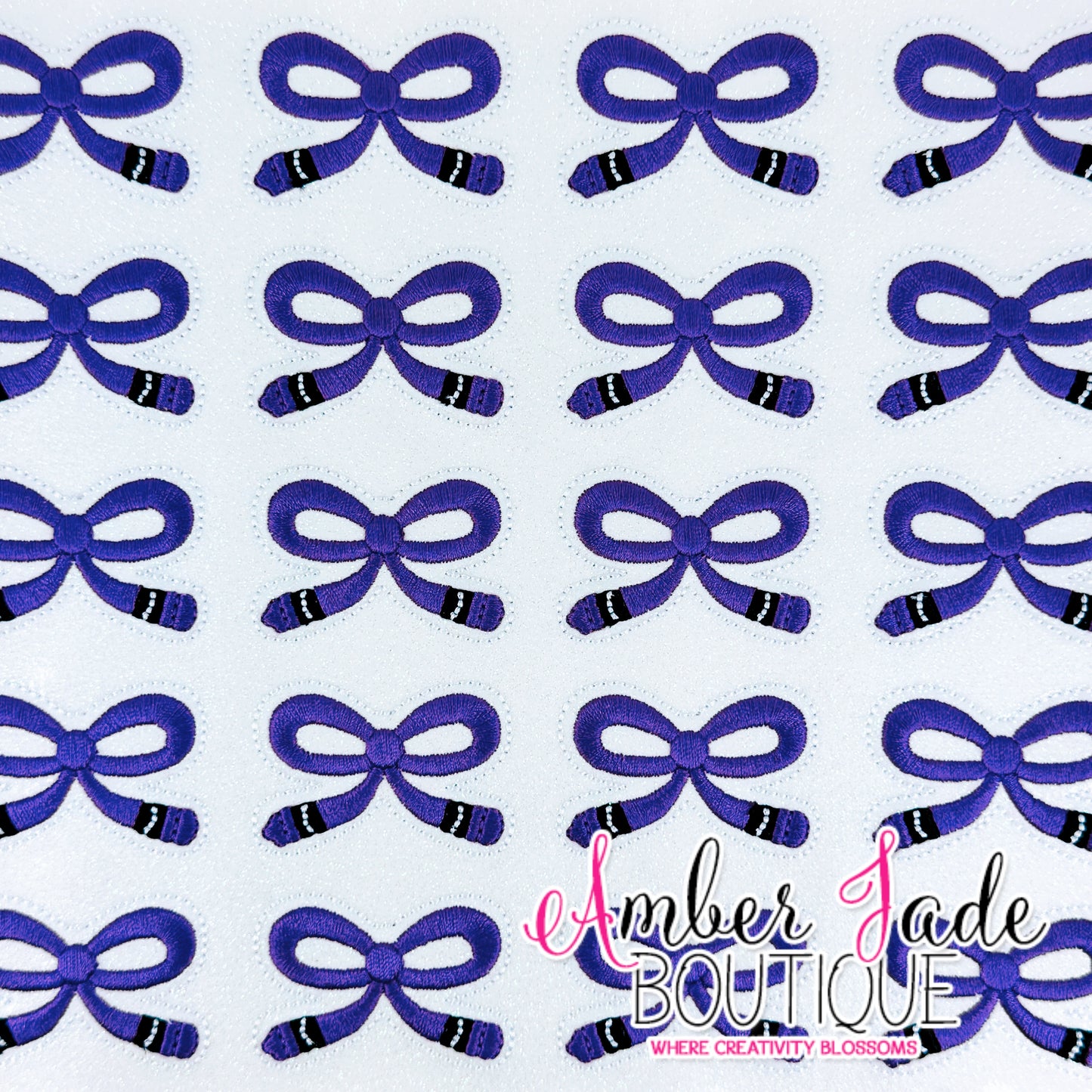 Crayon Bow Thin - PURPLE