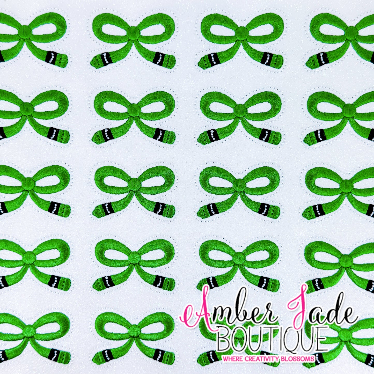 Crayon Bow Thin - GREEN