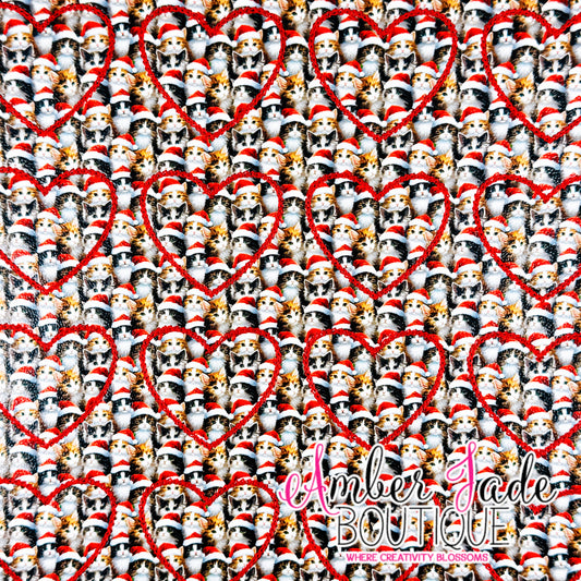 *LIMITED* Heart - Santa Kittens