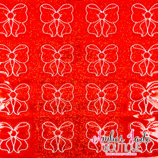 TSL Bow - Red Confetti