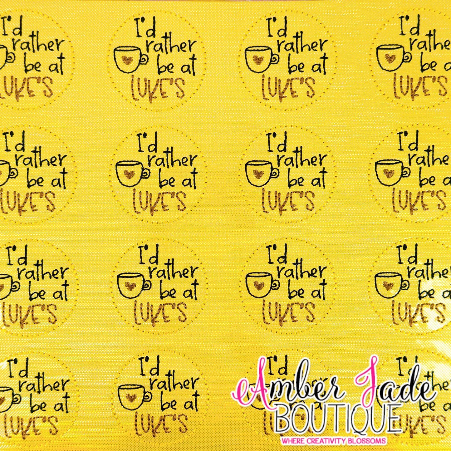 I'd rather be at Lukes