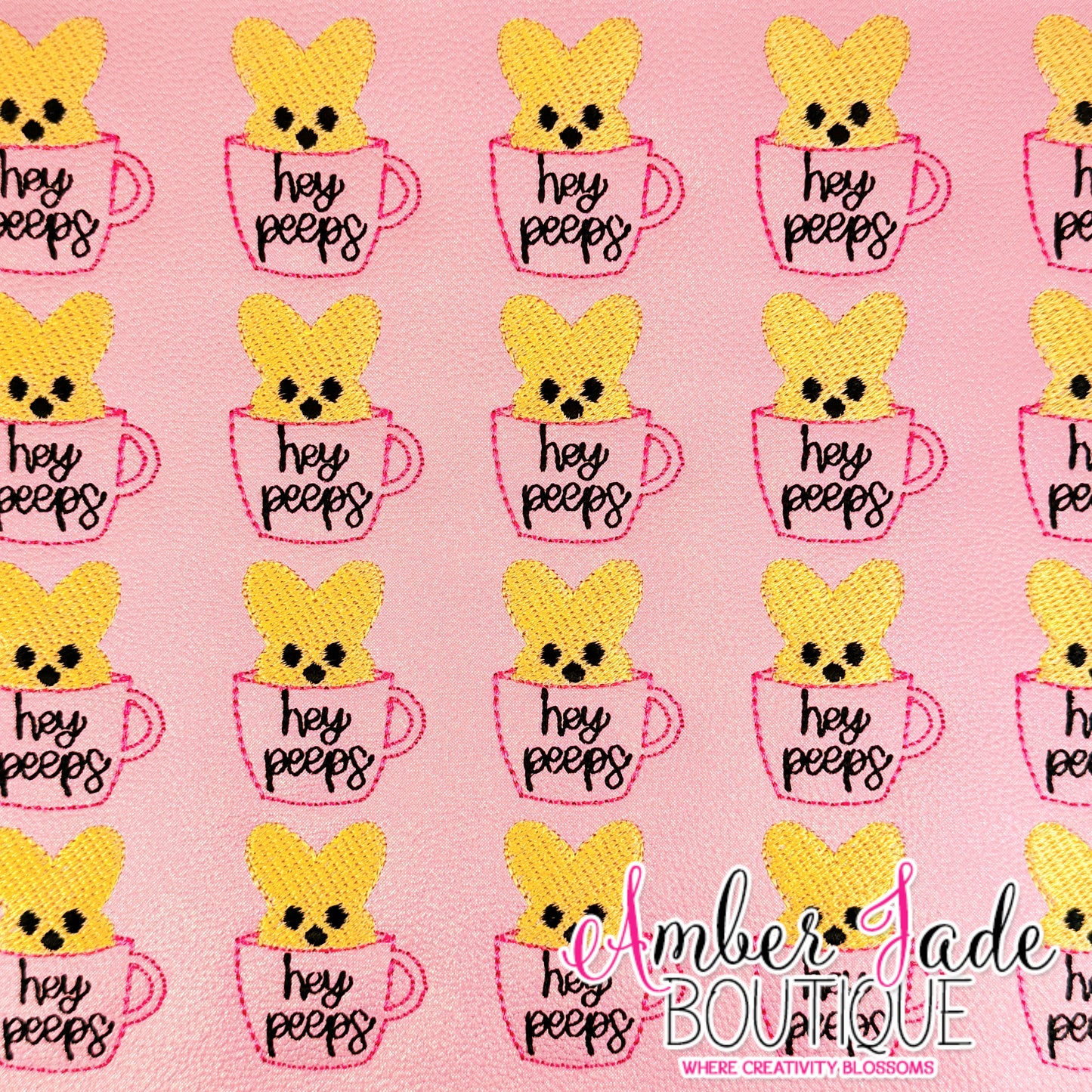 Hey Peeps Mug - Pink