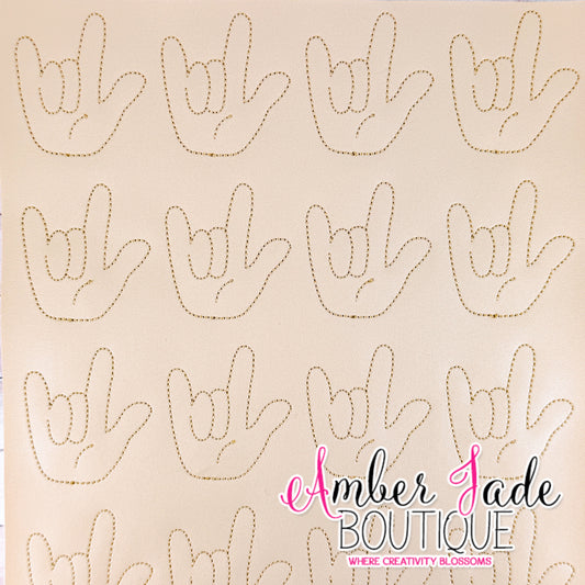 ASL I Love You Hand #2