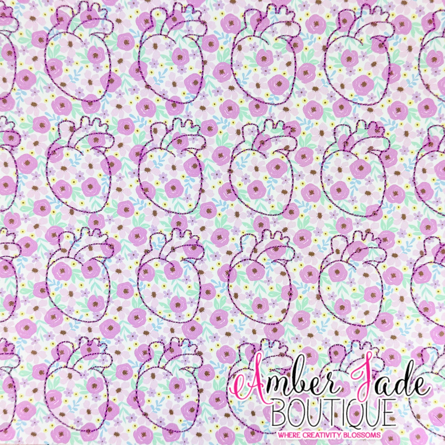 *LIMITED* Heart - Pastel Flowers