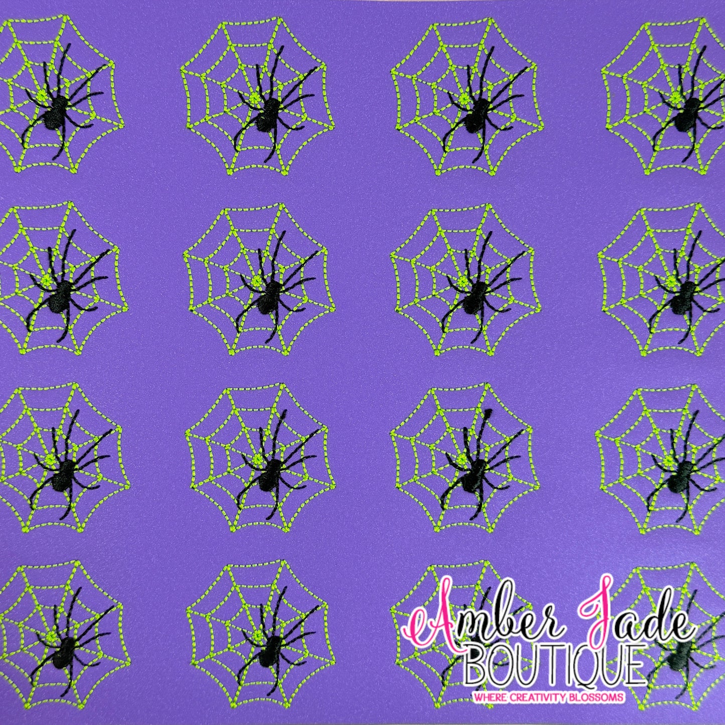 Spider Web Arachnid - Purple
