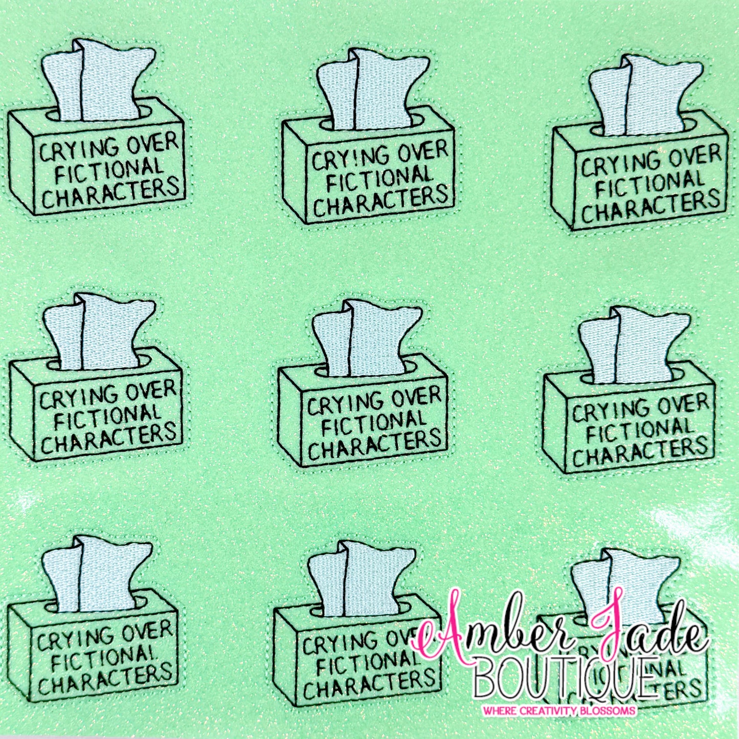 Crying Over fictional Characters - Tissue Box (Set of 3)