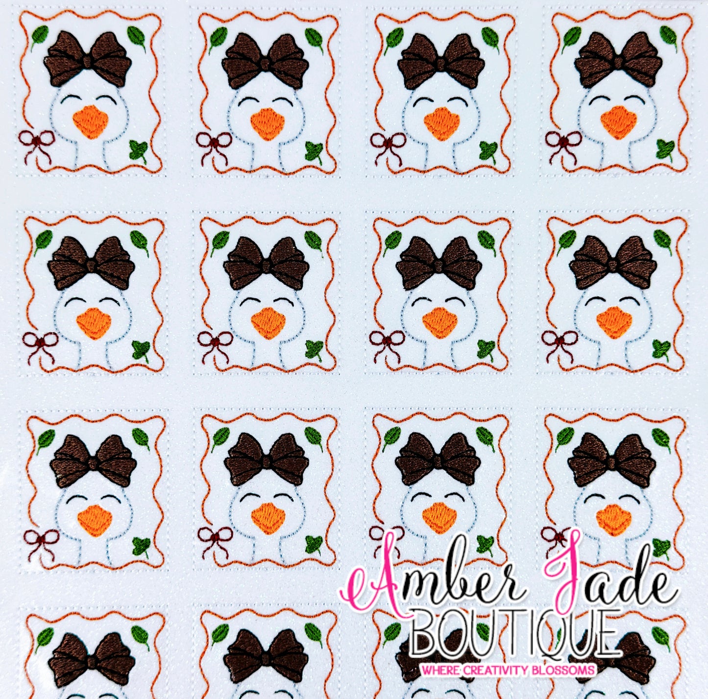 Fall Coquette Goose Portrait