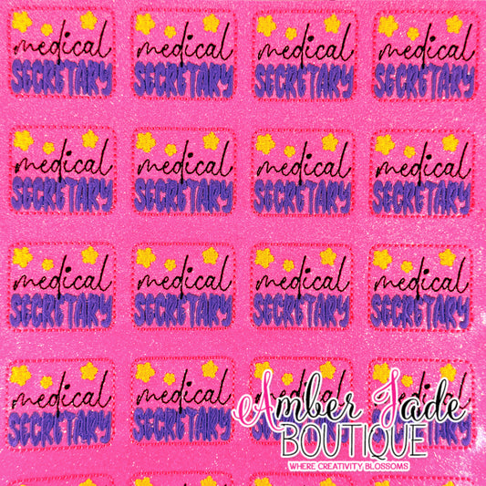 Medical Secretary - Hot Pink