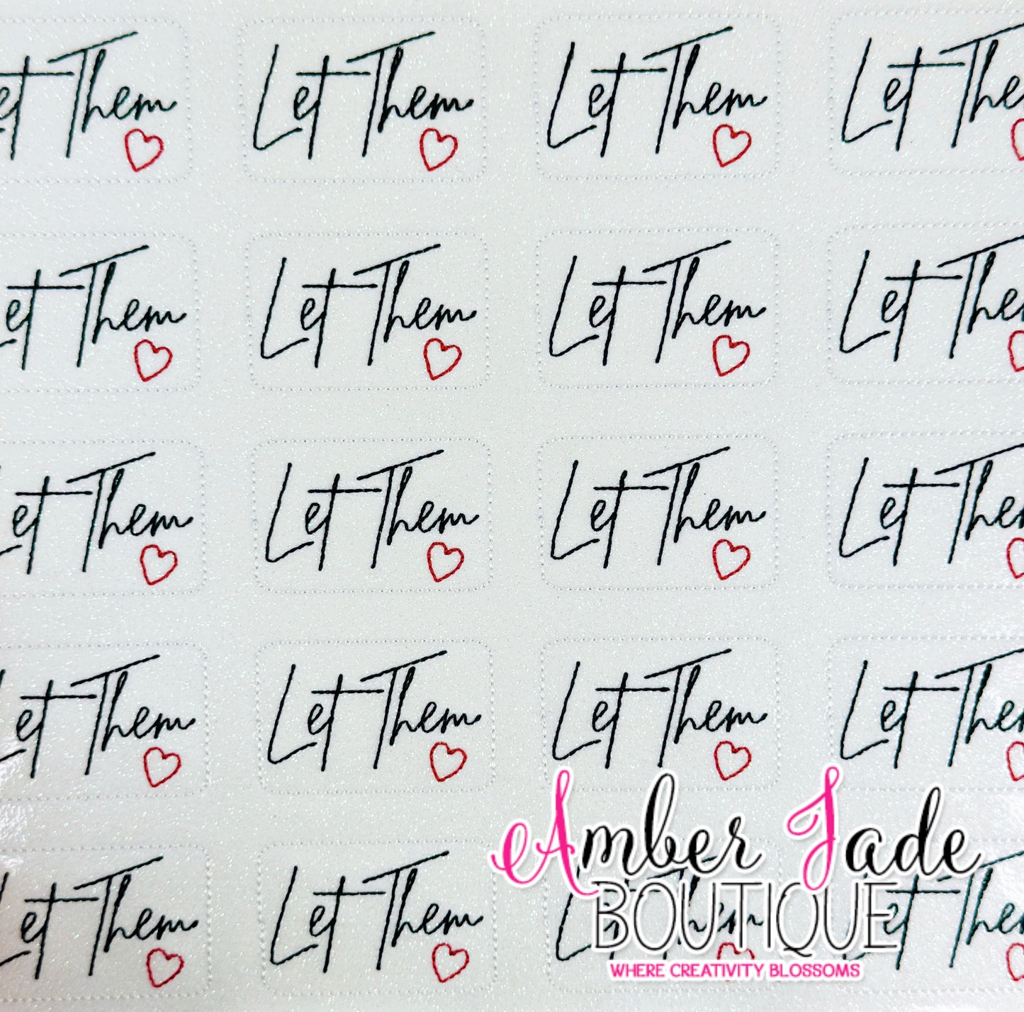 Let Them - Red Heart