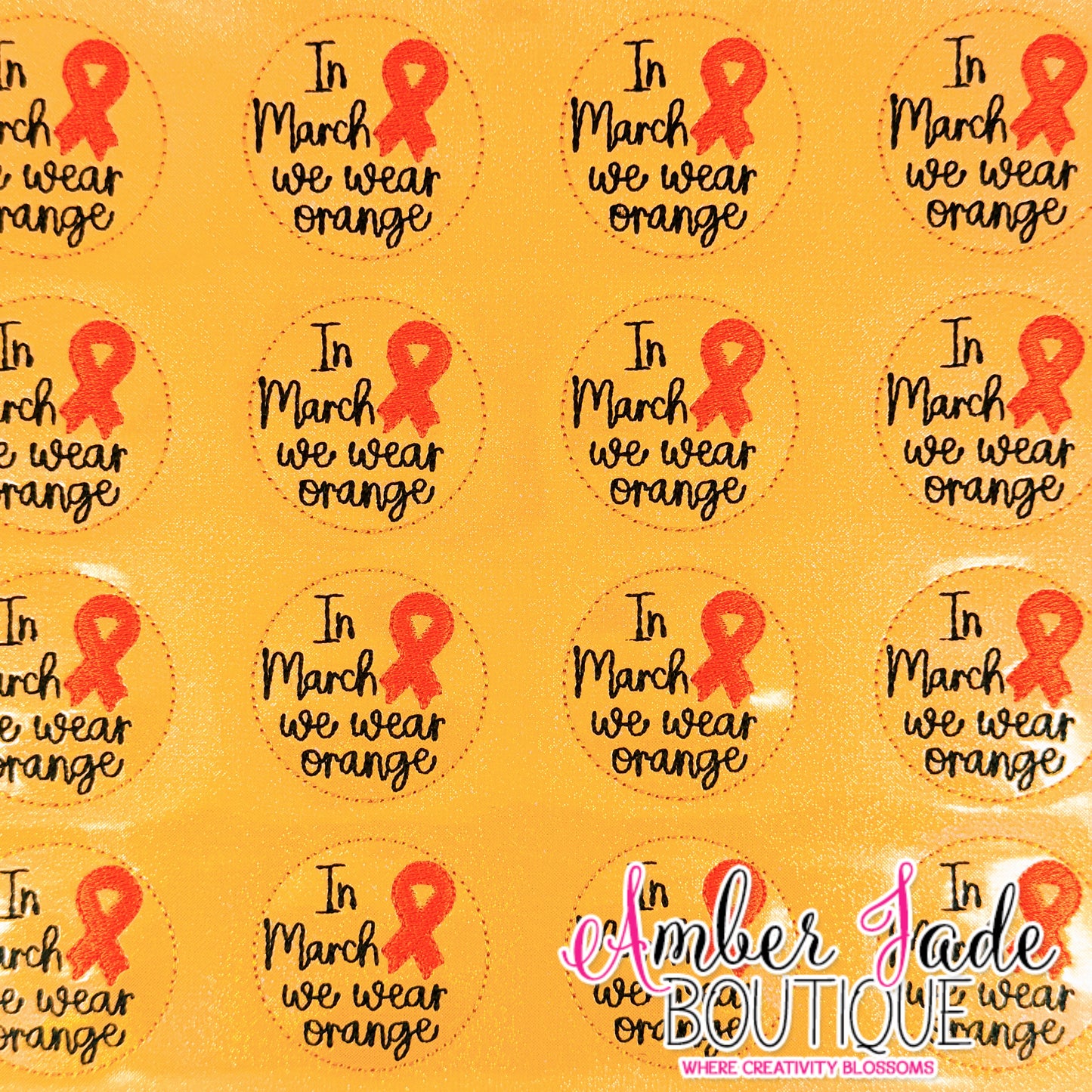 In March We Wear Orange