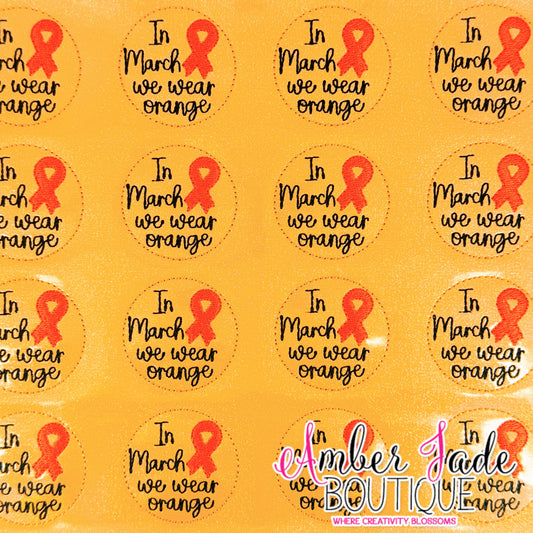 In March We Wear Orange