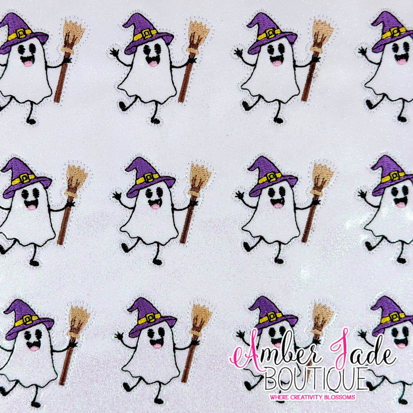 Doodle Broom Stick Ghost