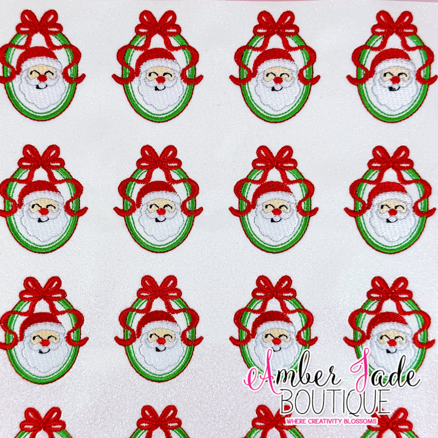 Vintage Santa Frame