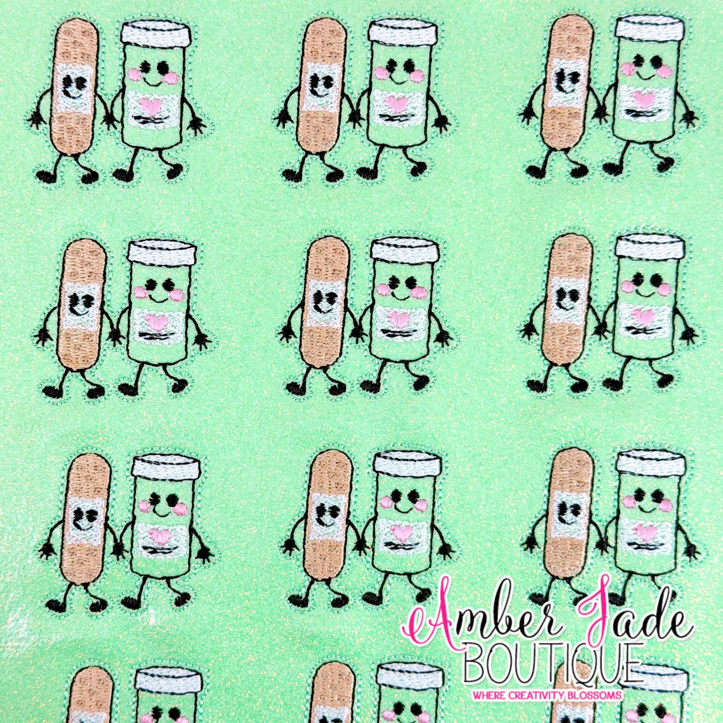 Doodle Bandage & Medicine Bottle
