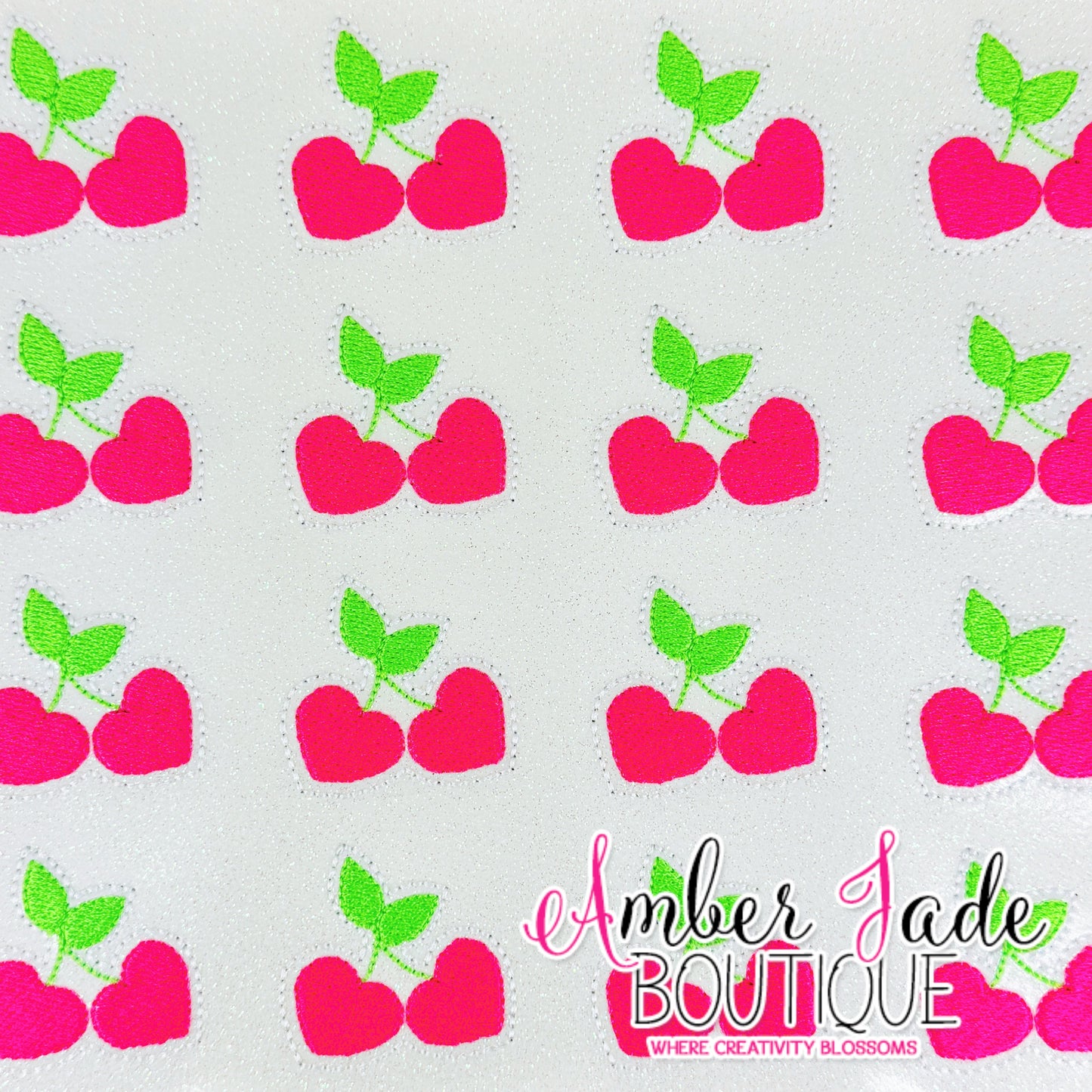 Heart Cherries - HOT PINK