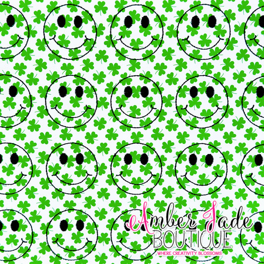 *LIMITED* Smile Face - Shamrocks
