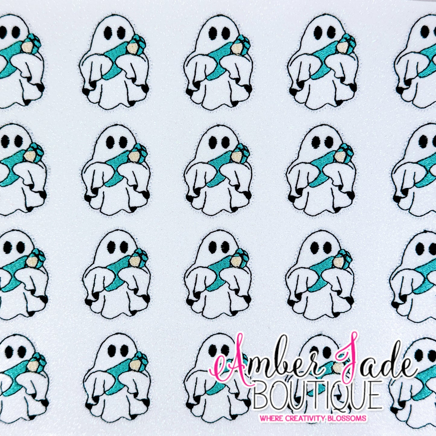 LD Ghost - Mint Baby Blanket