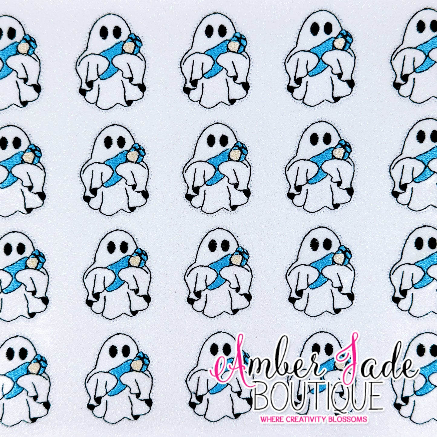 LD Ghost - Blue Baby Blanket