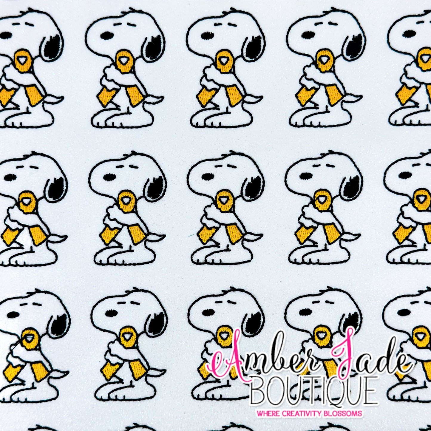 Snoopy Awareness Ribbon - Childhood Cancer