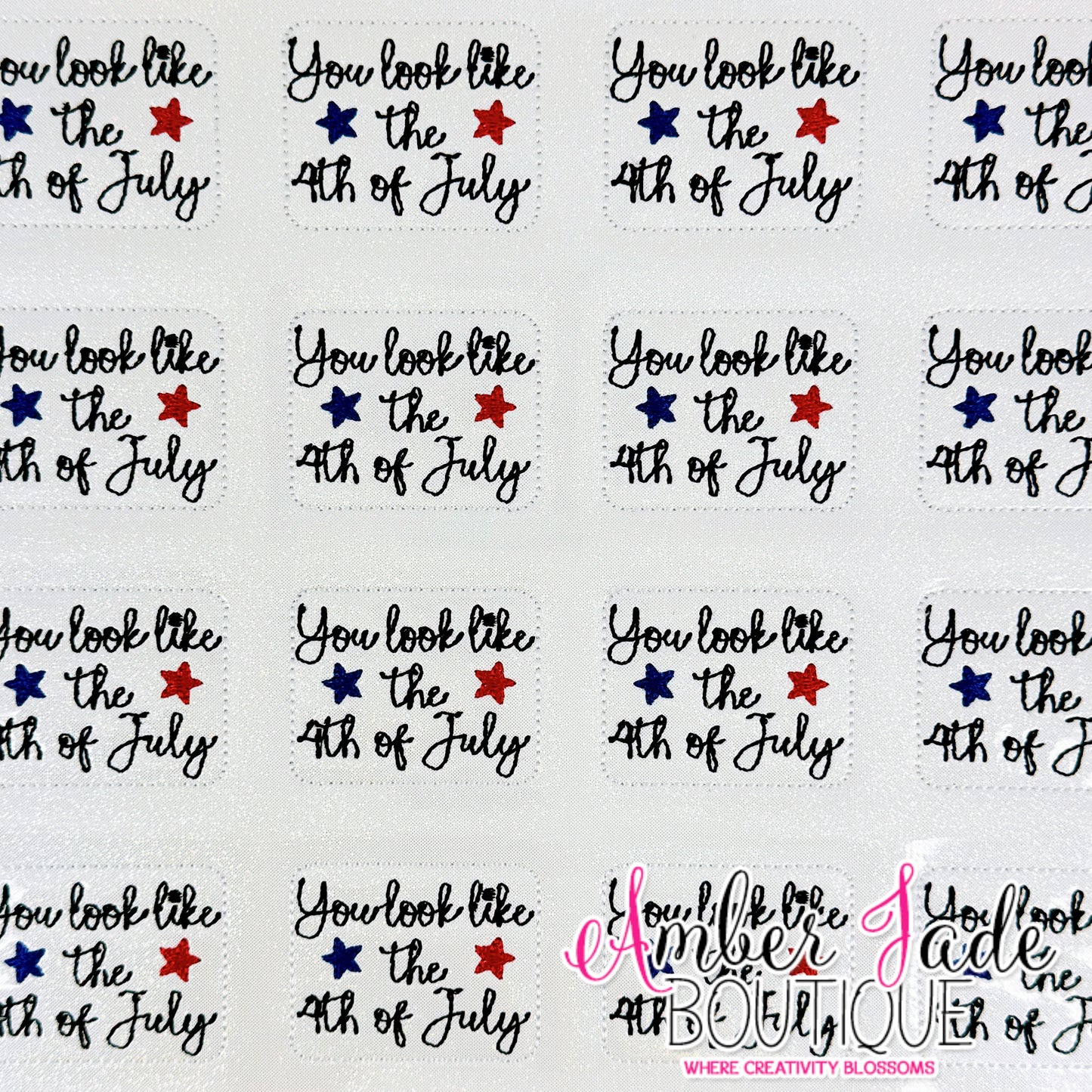 You look like the 4th of July