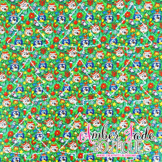 *LIMITED* Christmas Tree Silhouette - Bluey Bulbs