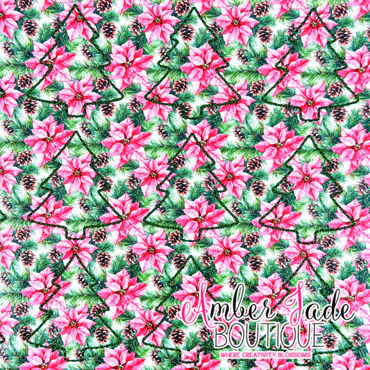 *LIMITED* Christmas Tree Silhouette - Glam Christmas Poinsettia