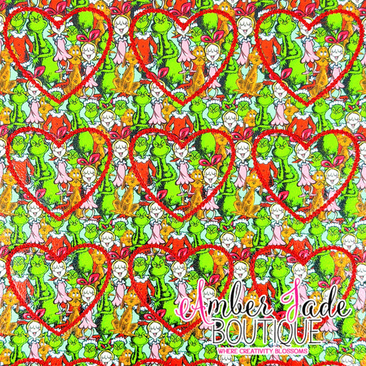 *LIMITED* Heart - Layered Grinch