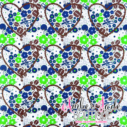 *LIMITED* Football Floral - Seahawks