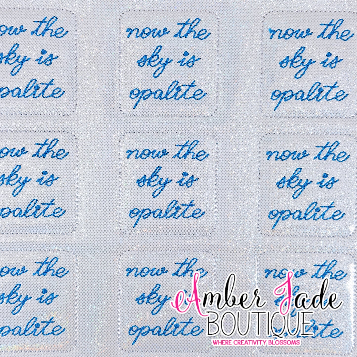 TS- Now the sky is opalite