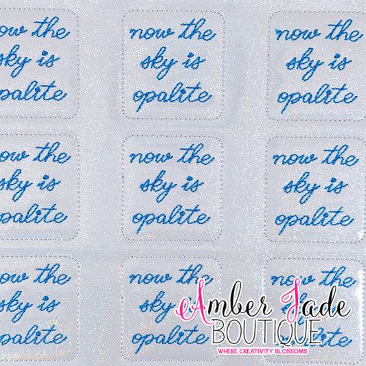 TS- Now the sky is opalite