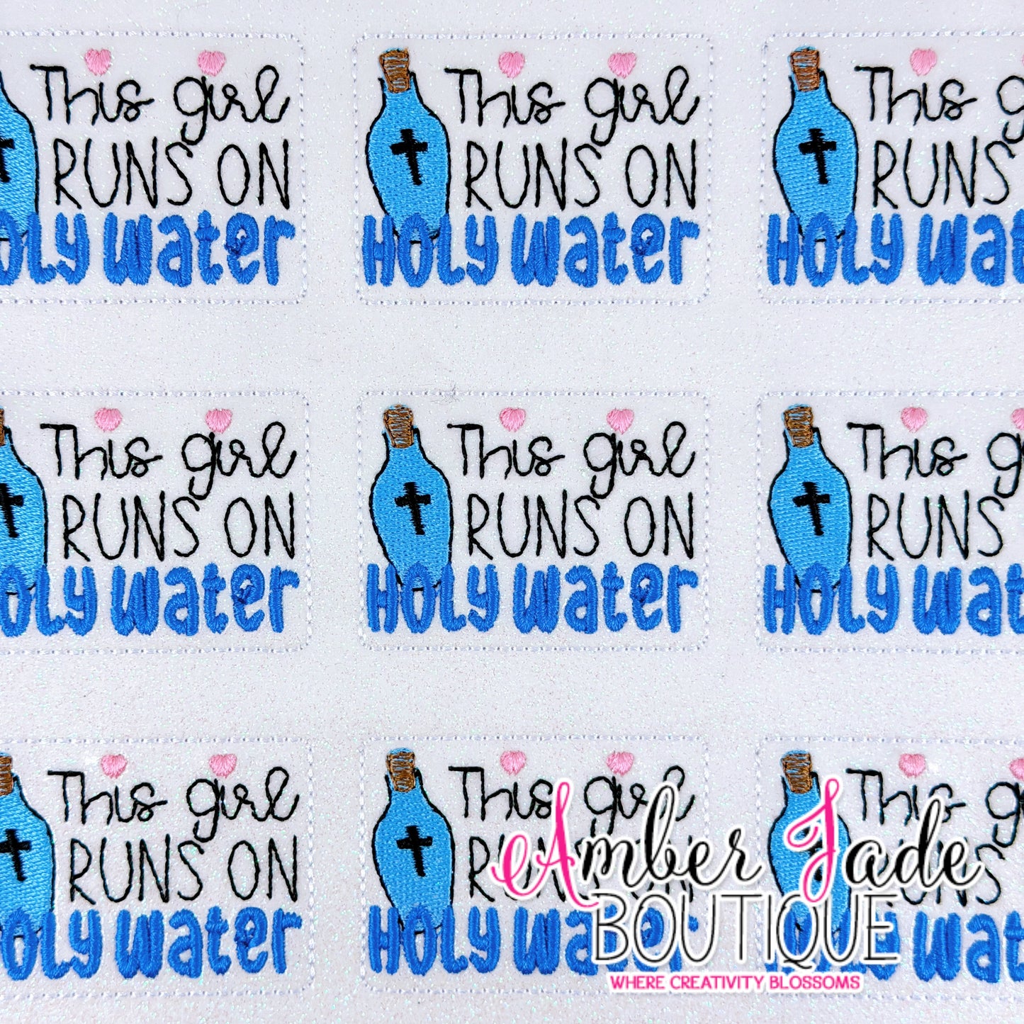 This Girl Runs on Holy Water (Set of 3) XL