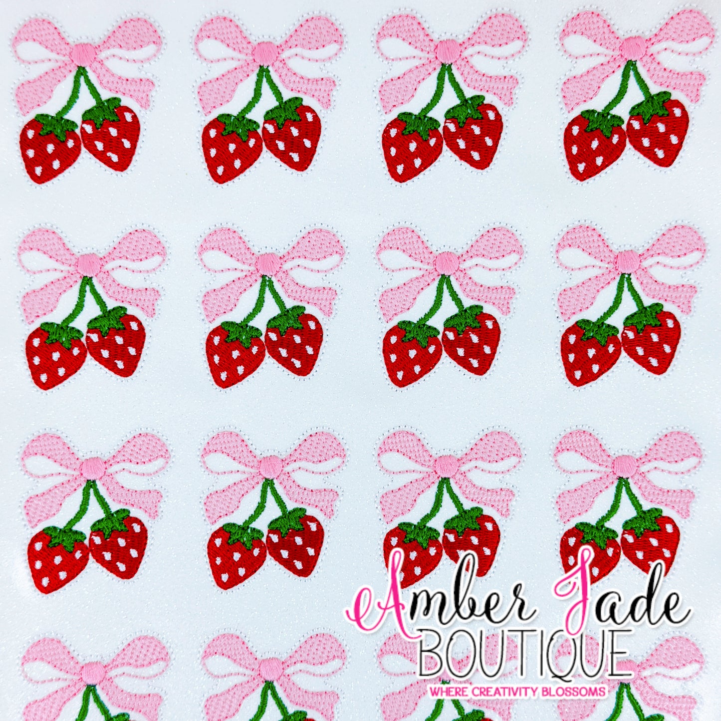 Coquette Bow Strawberries