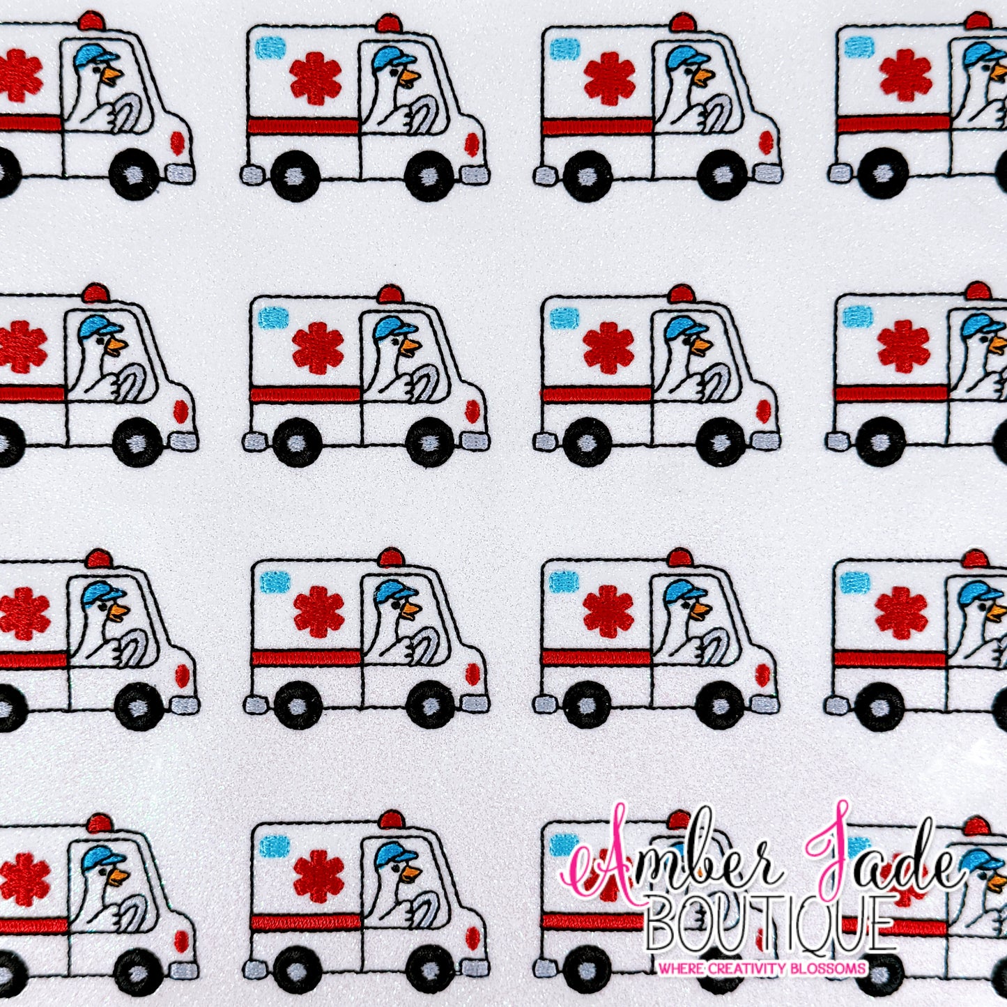 *EXCLUSIVE* Goose in Ambulance