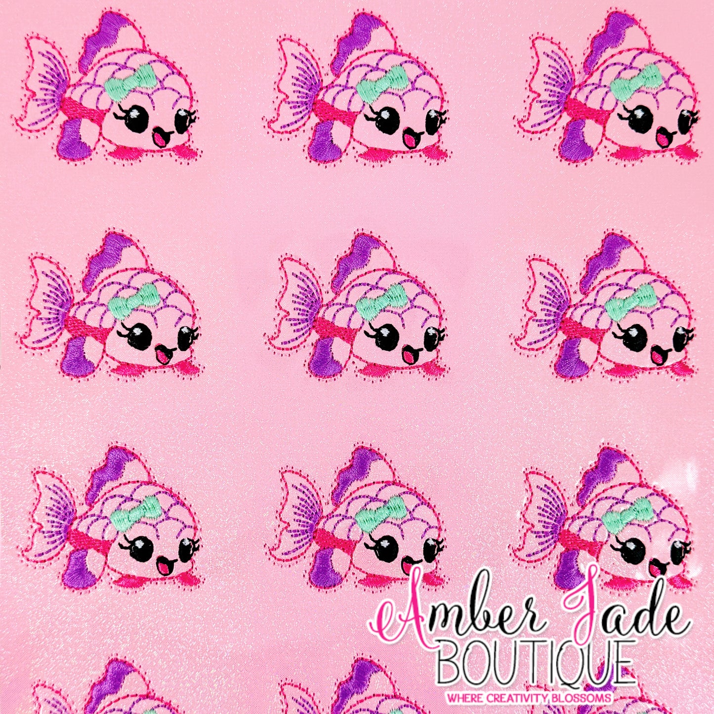 Fish - Pink Fish (Set of 3)