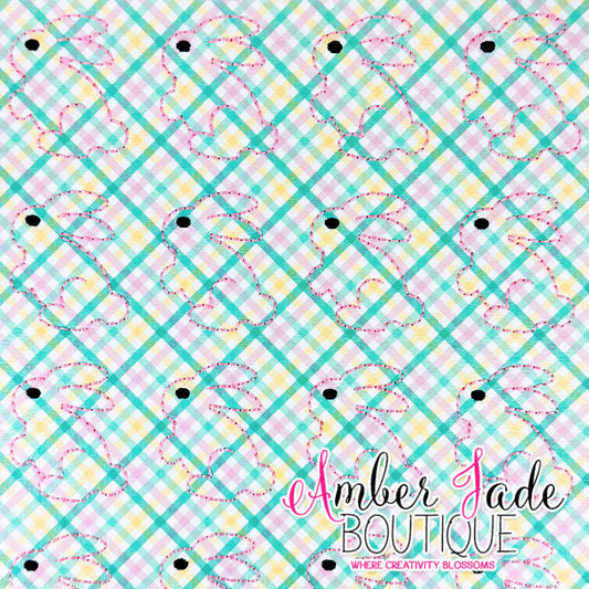 *LIMITED* Bunny Sweet - Pink & Mint Plaid