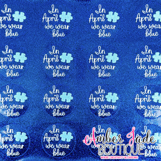 In April we wear blue