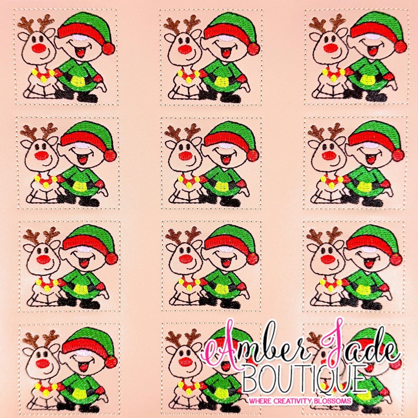 Christmas Reindeer and Elf