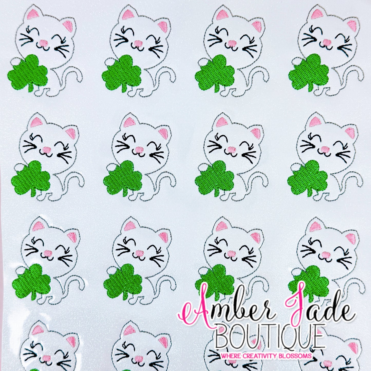 St. Patrick's Day Shamrock Kitten