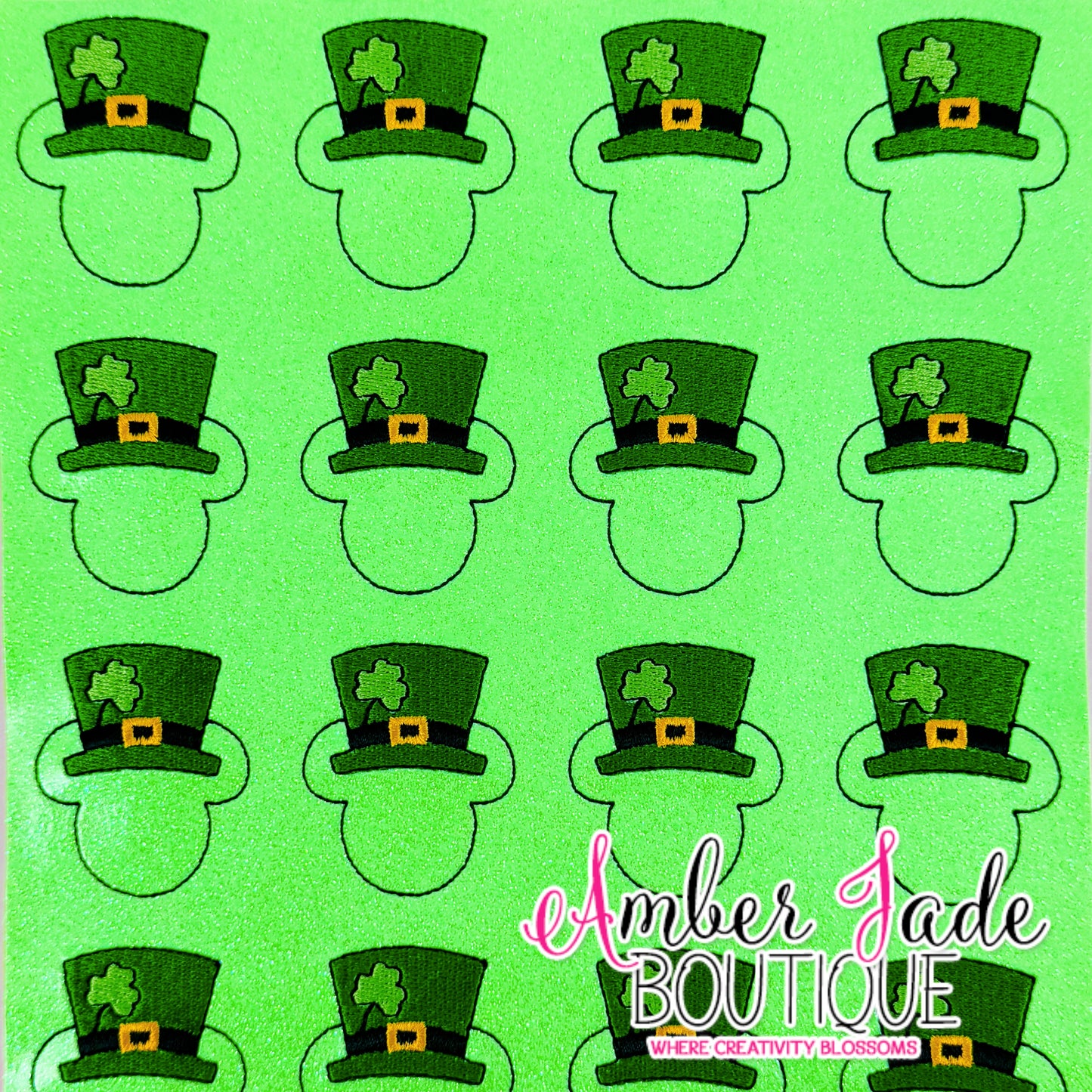 St. Patrick's Day Mickey Head