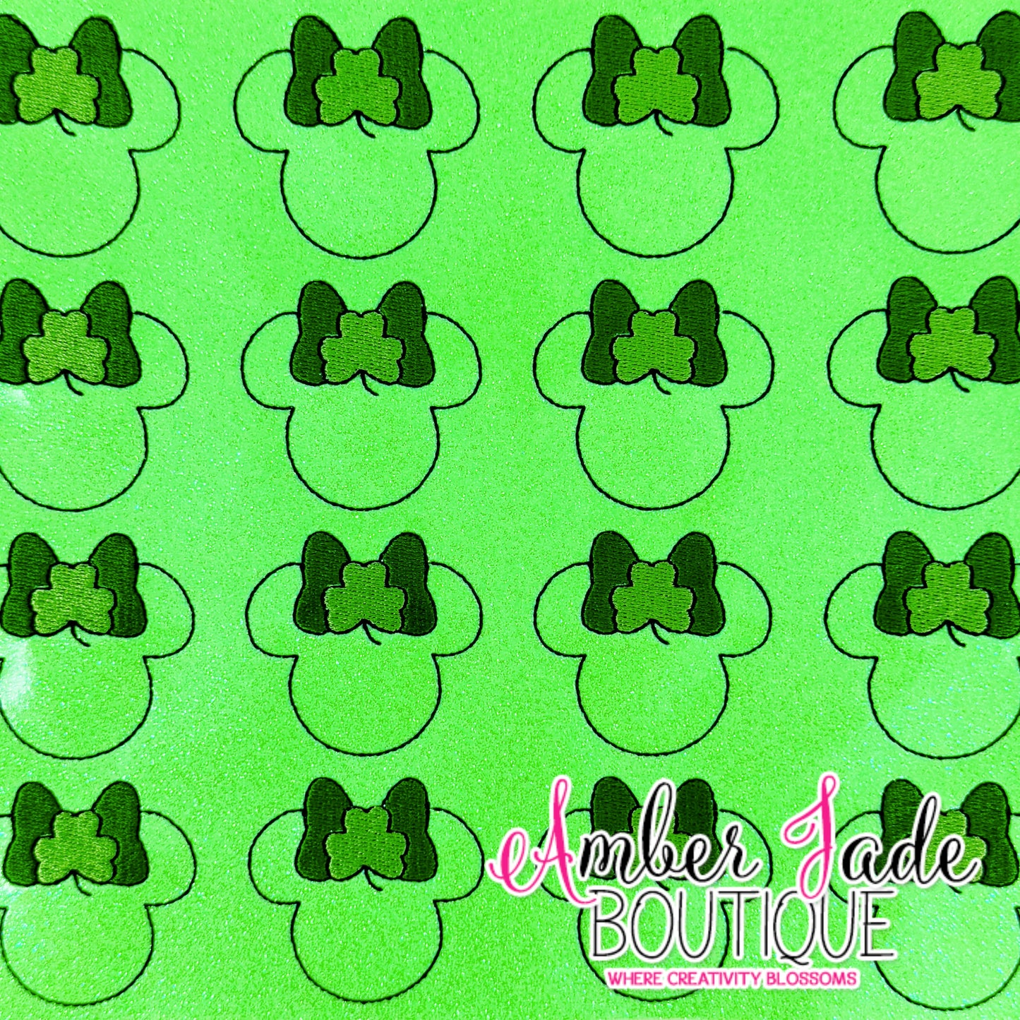 St. Patrick's Day Minnie Head