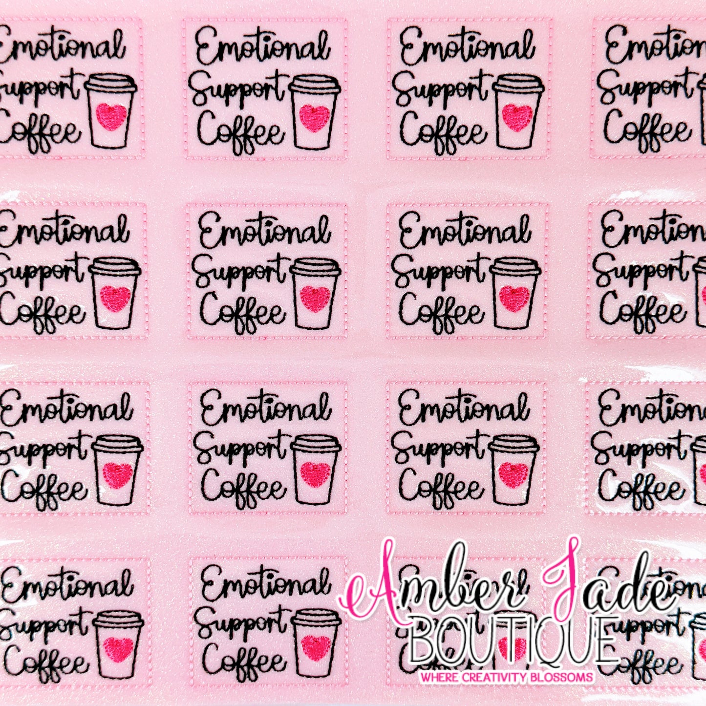 Emotional Support Coffee - PINK