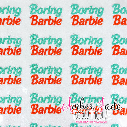 TS- Boring Barbie (Orange & Mint)