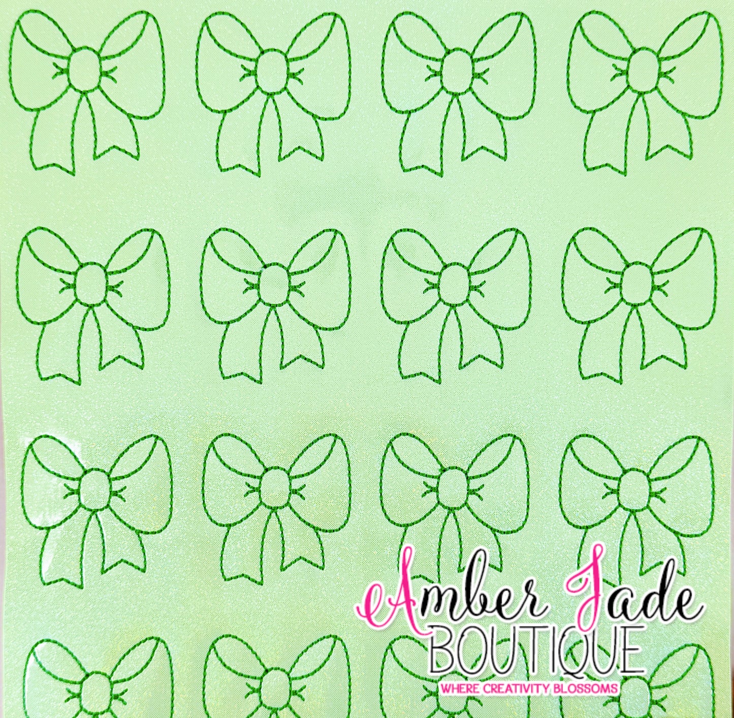 Baby Bow Coquette - Pastel Green