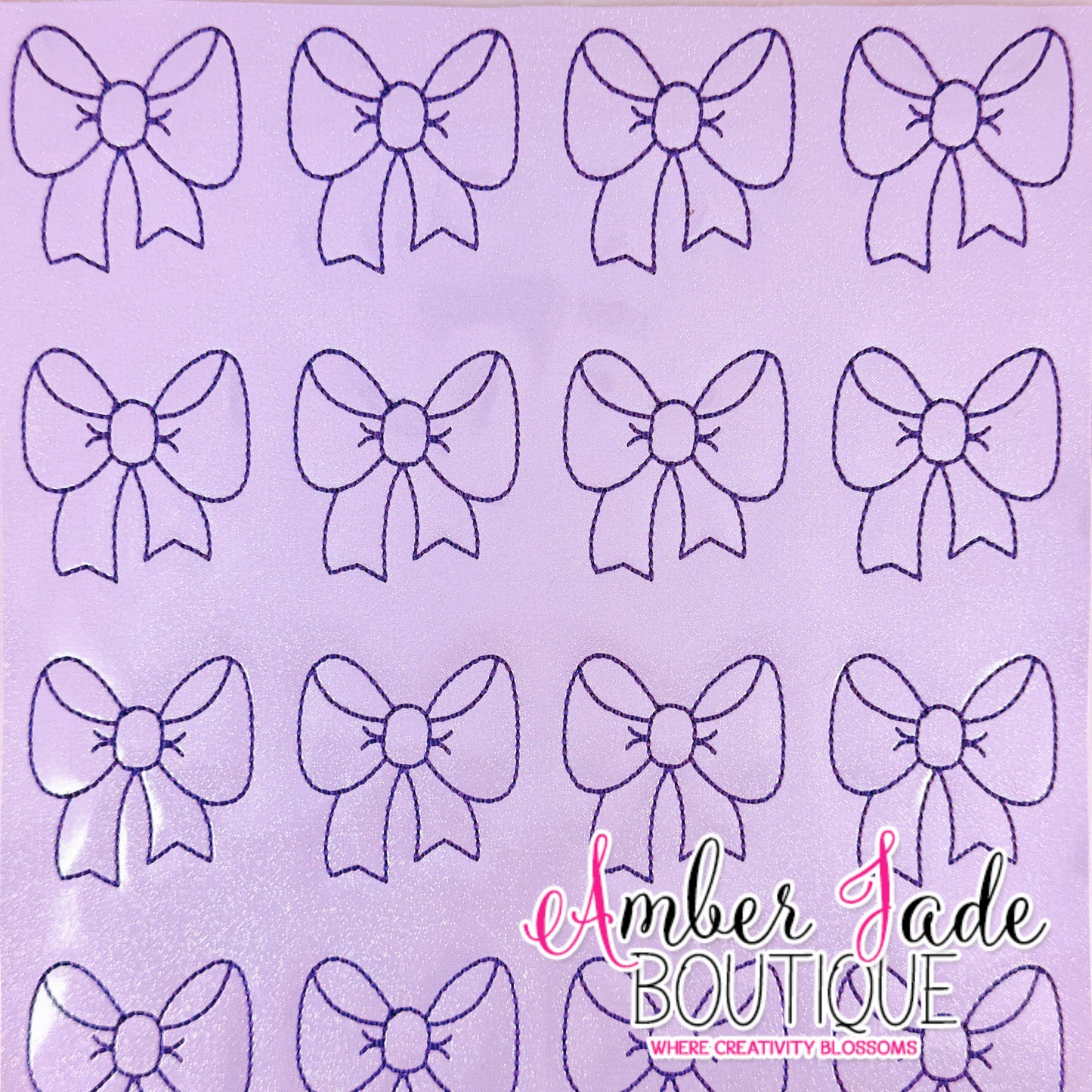 Baby Bow Coquette - Pastel Purple