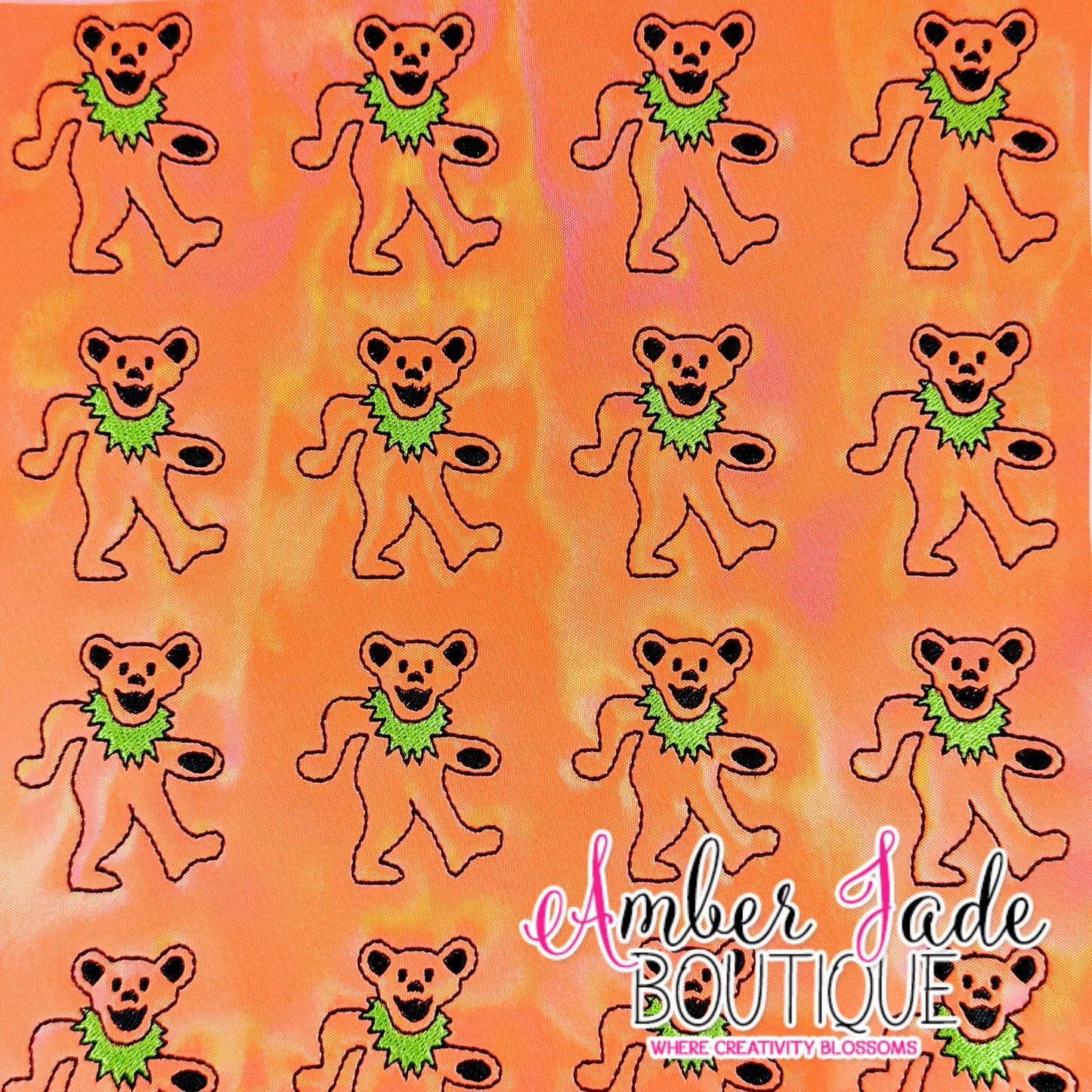 Grateful Dead Bear - ORANGE