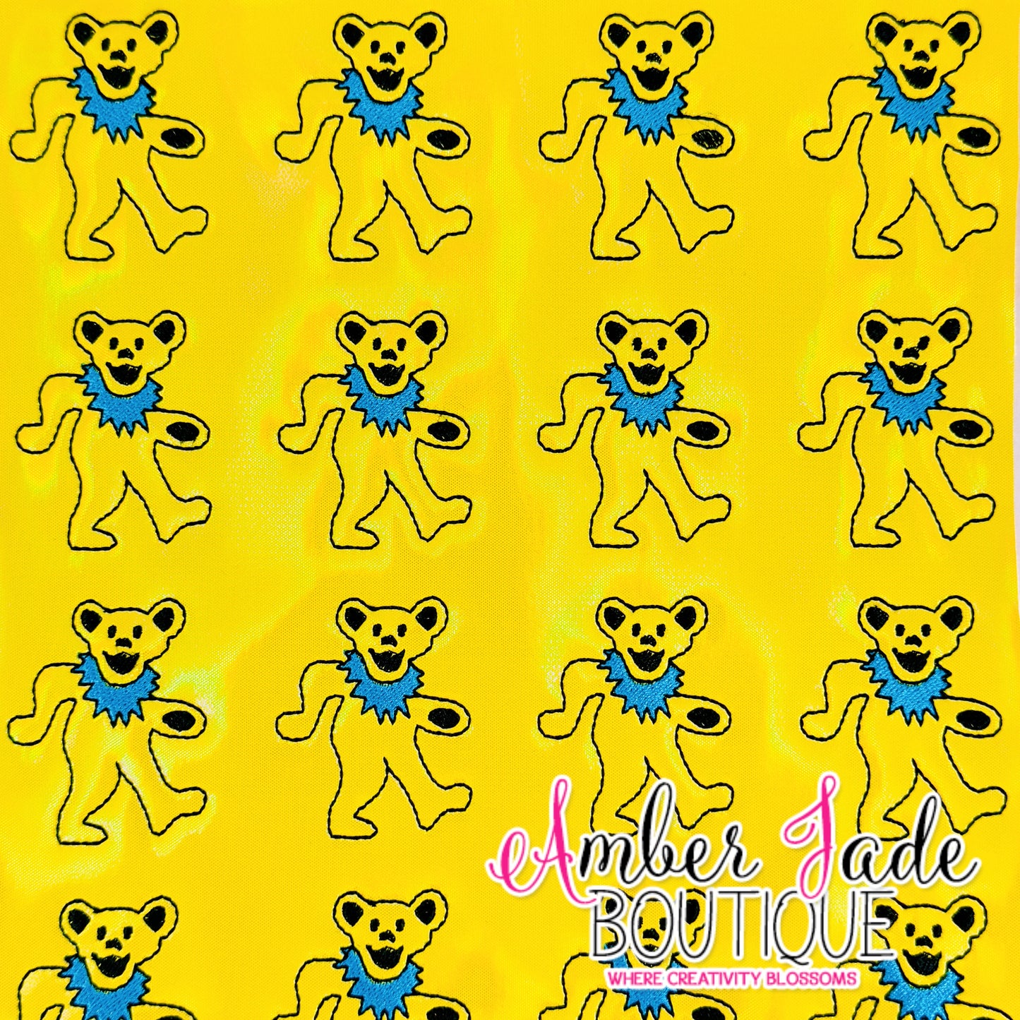 Grateful Dead Bear - YELLOW