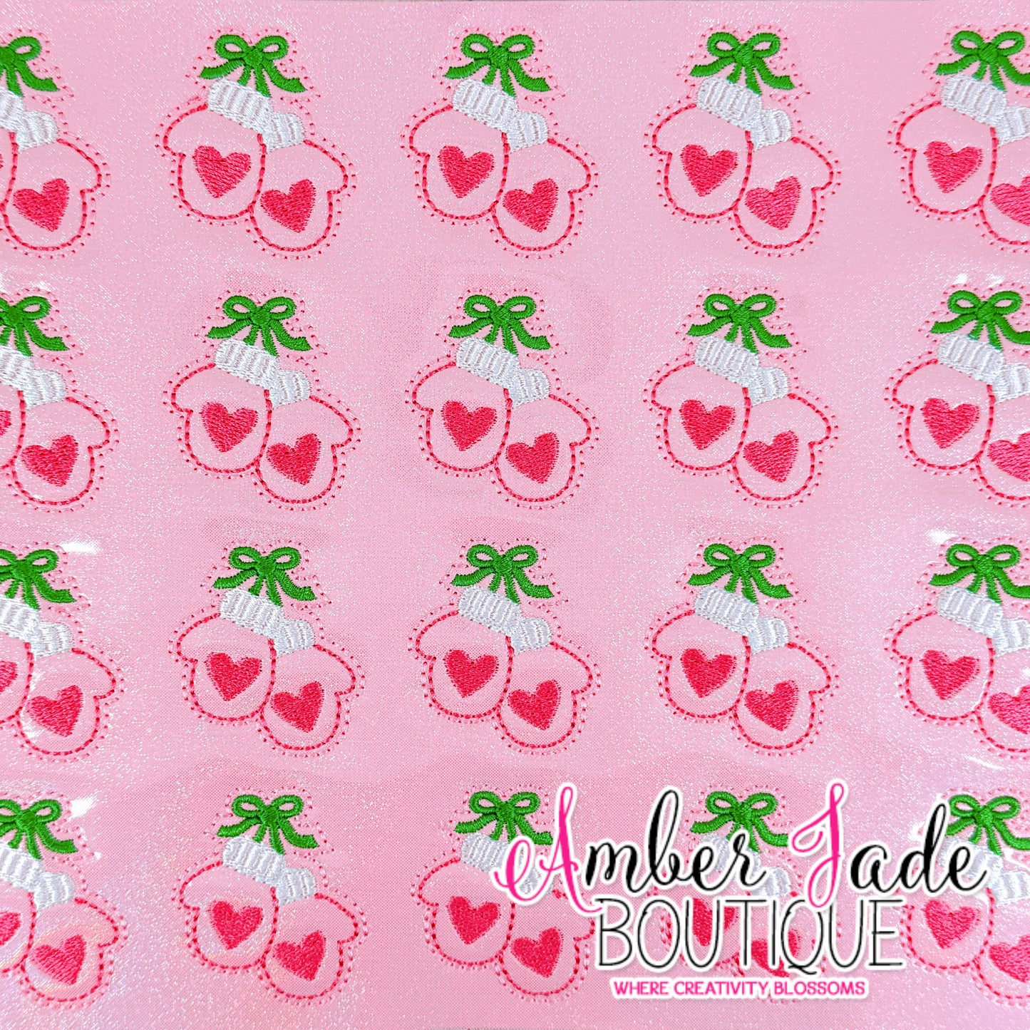 Christmas Gloves - Pinkmas